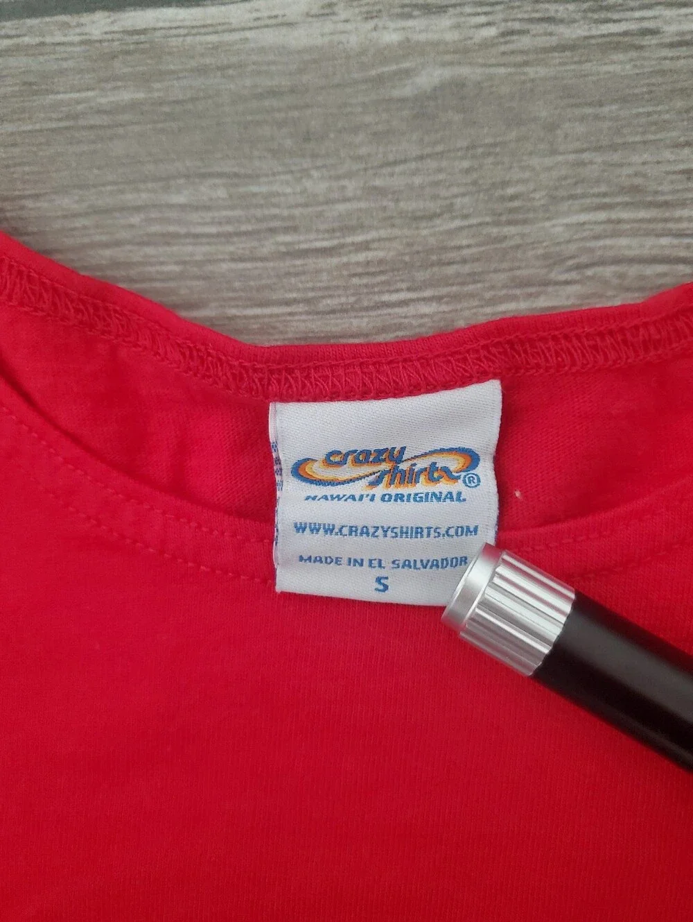 Crazy Shirts 100% cotton red Hawaiian shave ice farmers Kliban cat tee size S